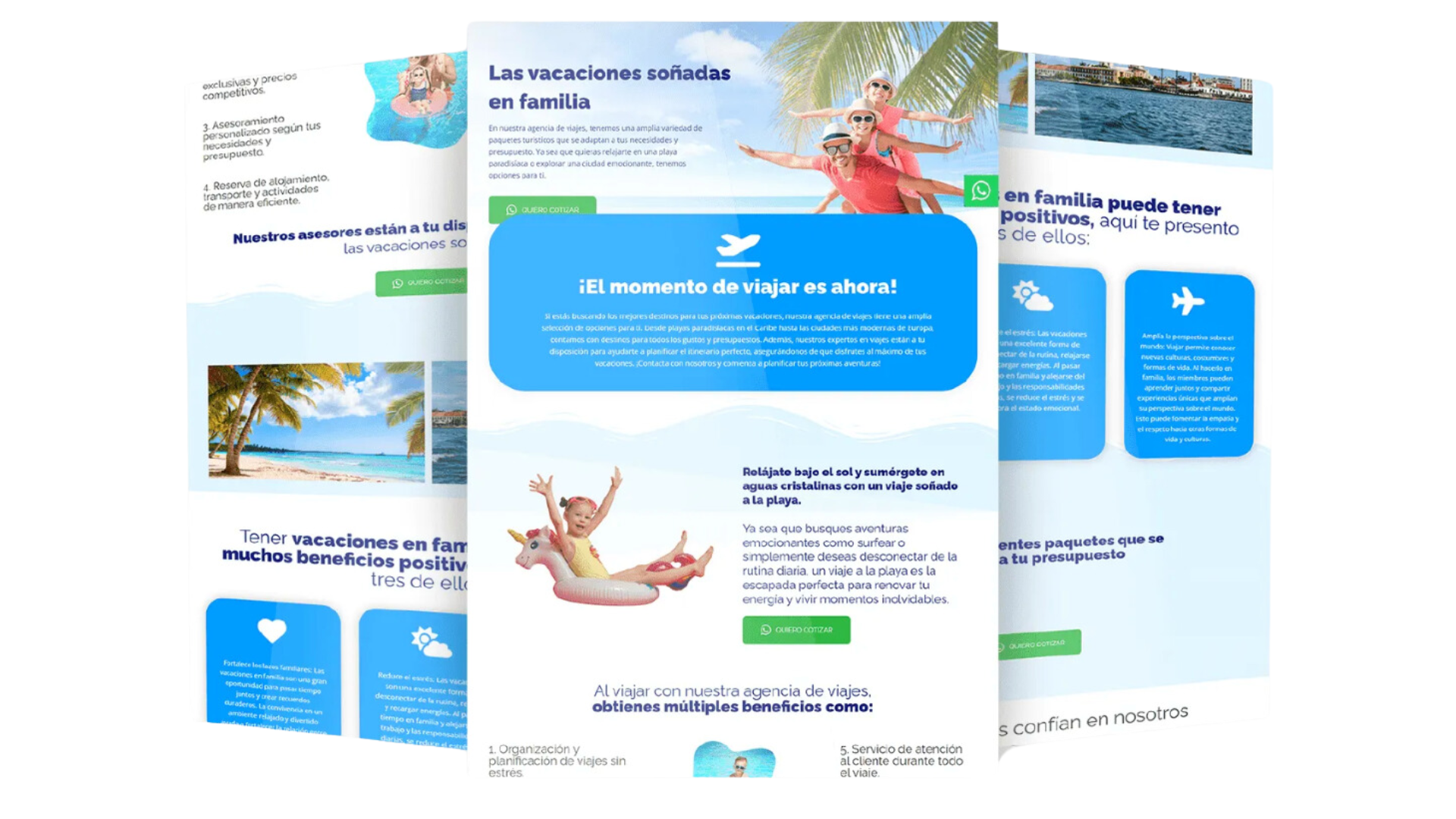 Plantilla de turismo gratis